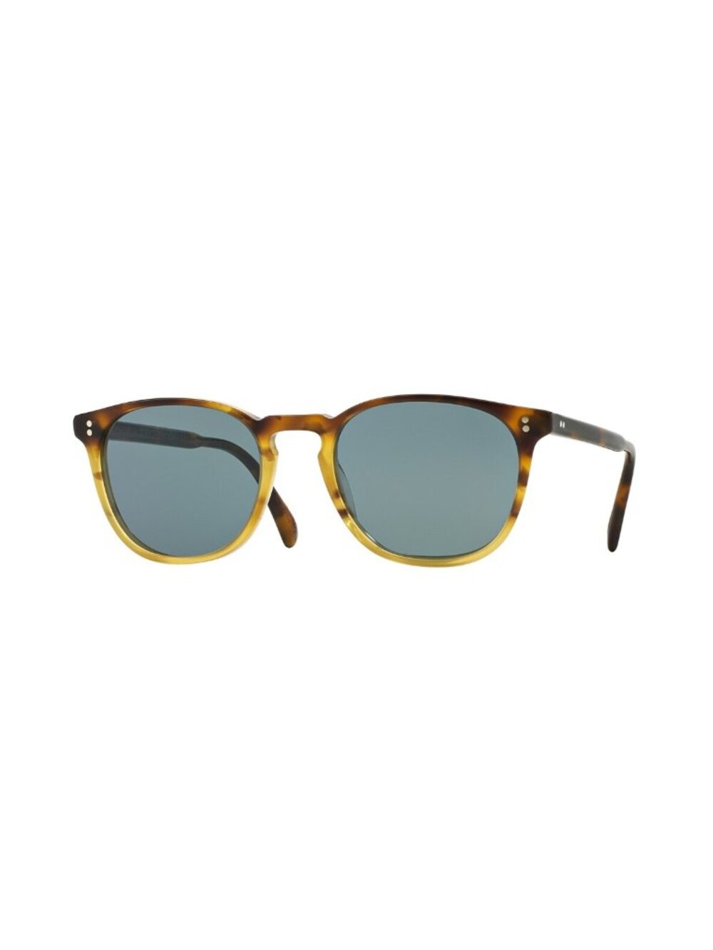 New Oliver Peoples Unisex Sunglasses Multicolor Round Blue Lens Injected Frame